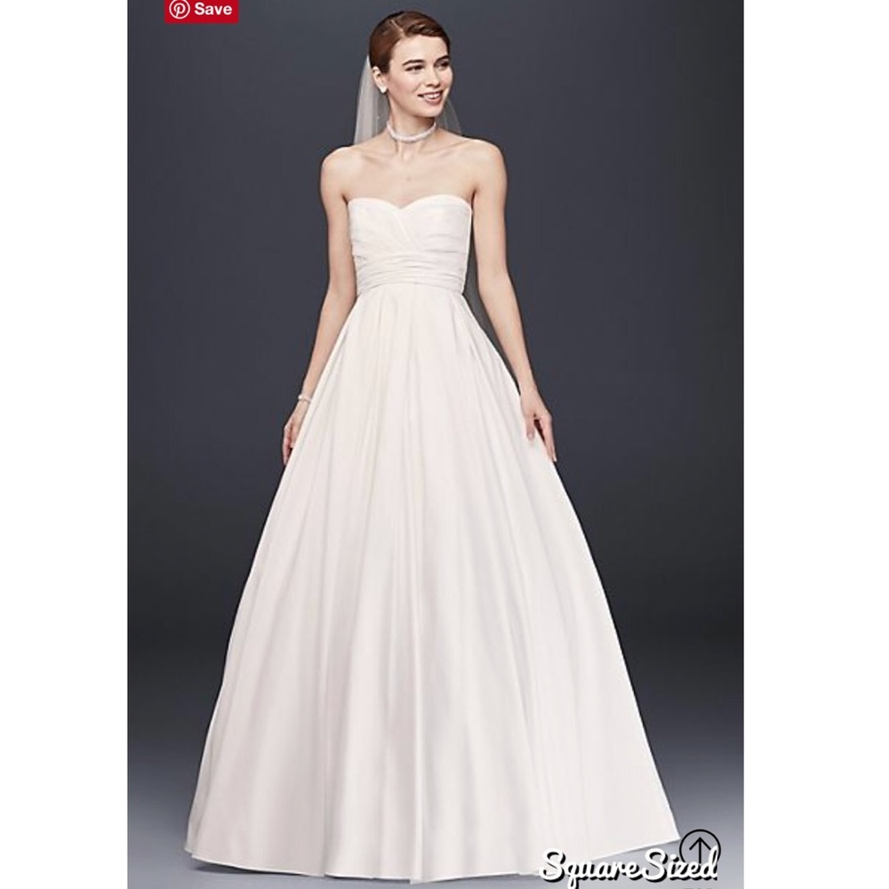 New Wedding Dress: Faille Ball Gown with Pockets!